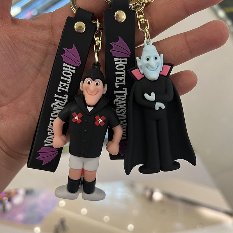 Cartoon PVC Silicone Keychains Creative Keychain
