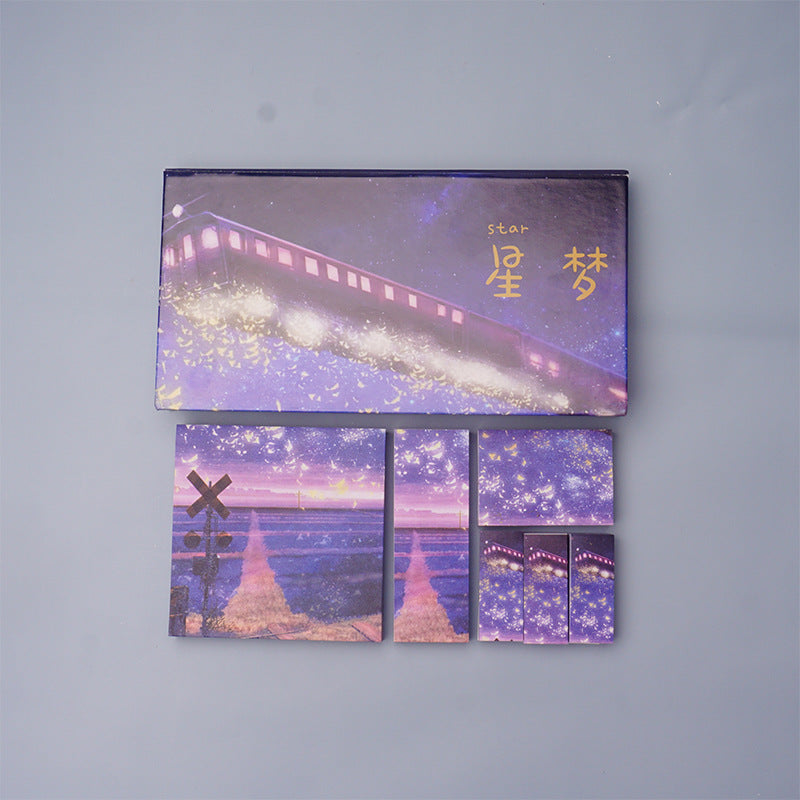 Boxed Chinese Style Paper Sticky Notes