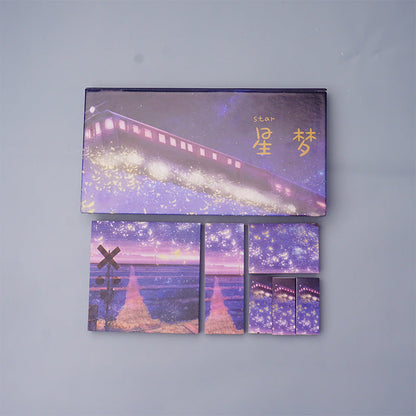 Boxed Chinese Style Paper Sticky Notes