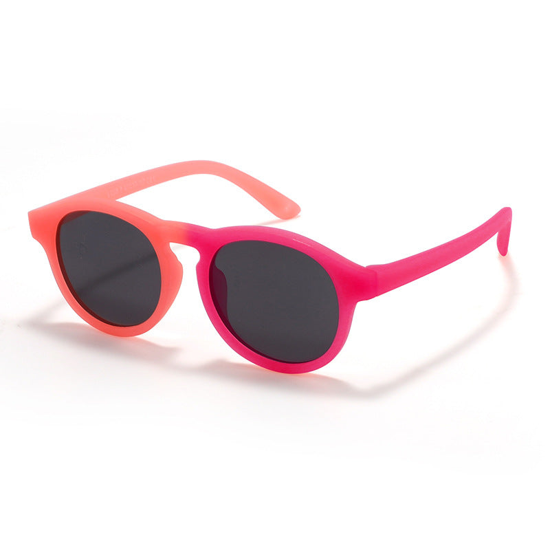 Wholesale Color Changeable Silicone Kids Sunglasses