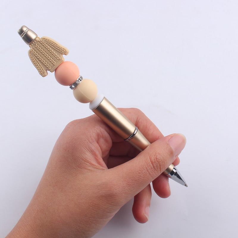 Cartoon Silicone Bead Pens