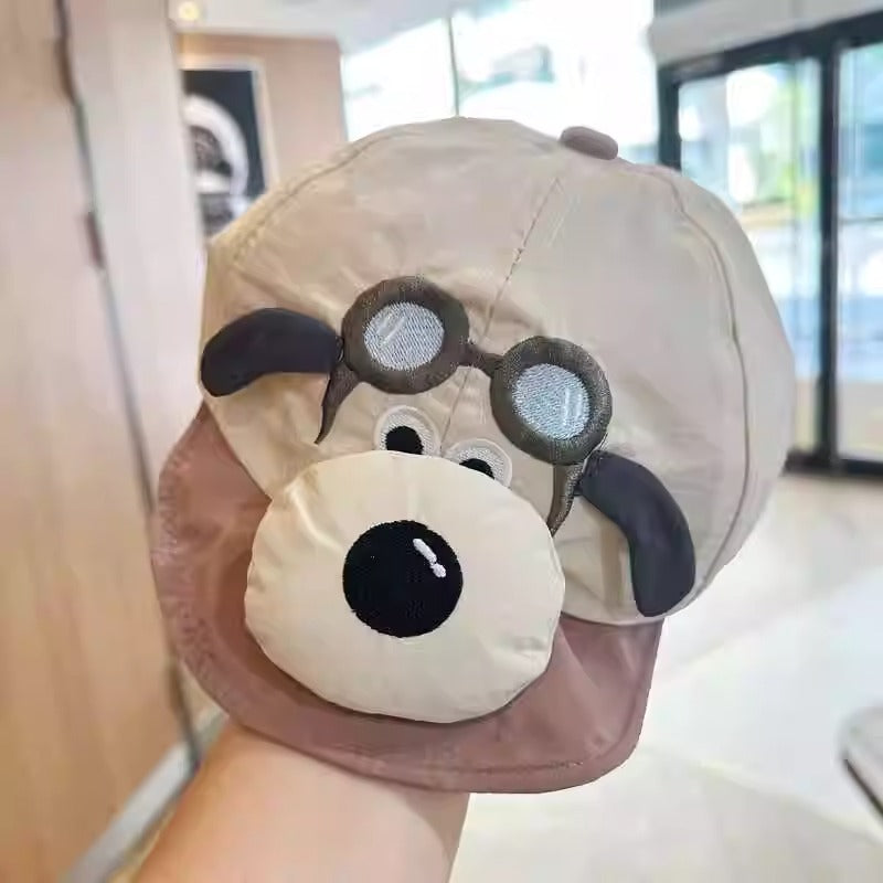 Baby Cute Puppy Sunshade Bucket Hat
