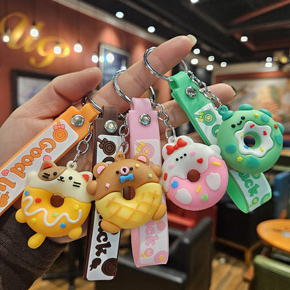 Cartoon PVC Soft Keychains Cute Keychain