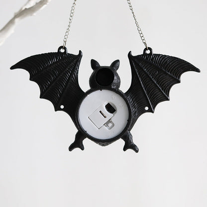 Halloween Colorful Gradient Glow Bat Lights Decorative Plastic