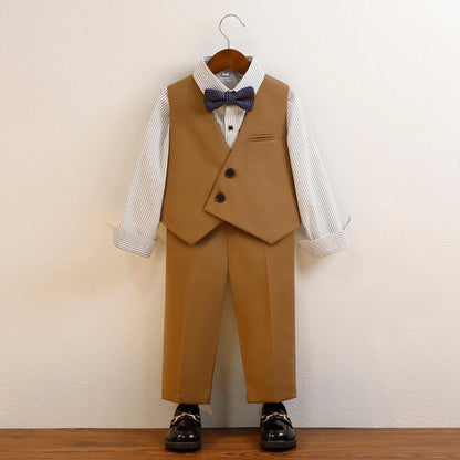 Wholesale Boys Polyester Vest Set