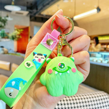 Keychain Silicone One-eyed Monster Cute Keychain