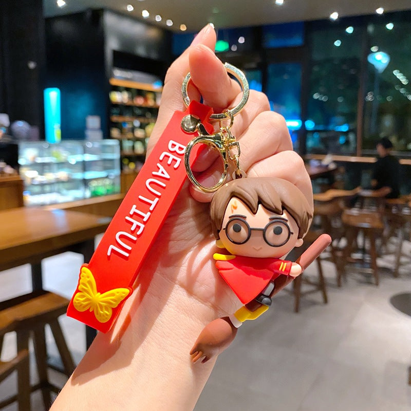 Cartoon PVC Soft Keychains Silicone Creative Keychain