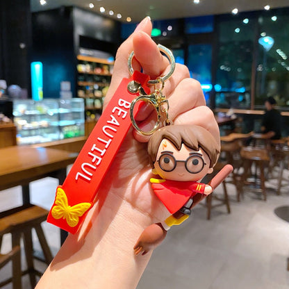 Cartoon PVC Soft Keychains Silicone Creative Keychain