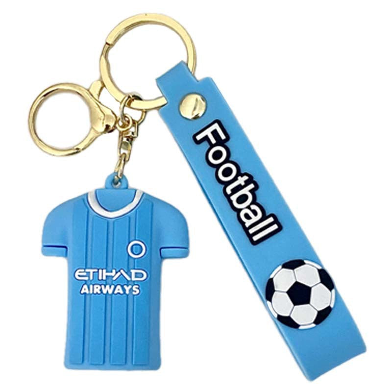 Cartoon Jersey PVC Soft Keychain Creative Keychain