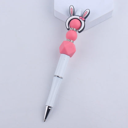 Beaded Pens Cartoon Silicone Beaded Pen