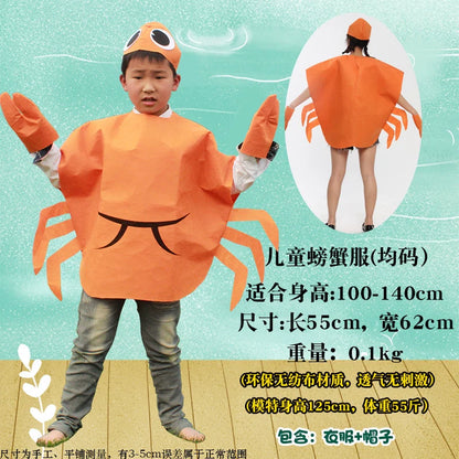 Children's Fruit and Vegetable Costume Environmental-Friendly
