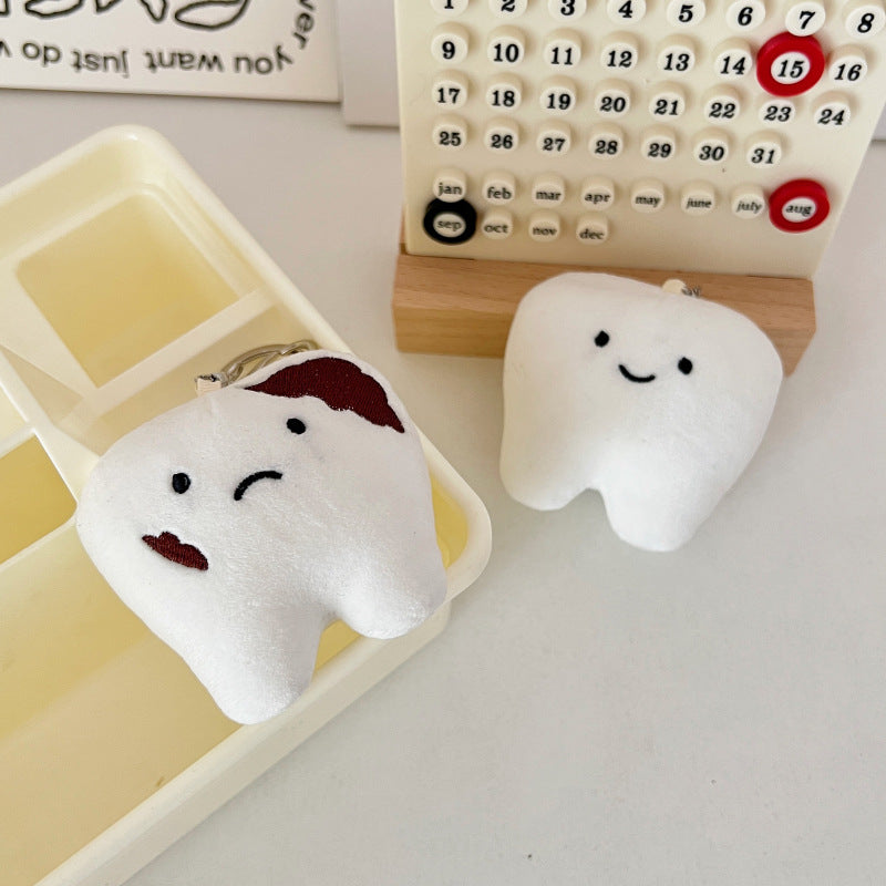 Tooth Doll Plush Keychain