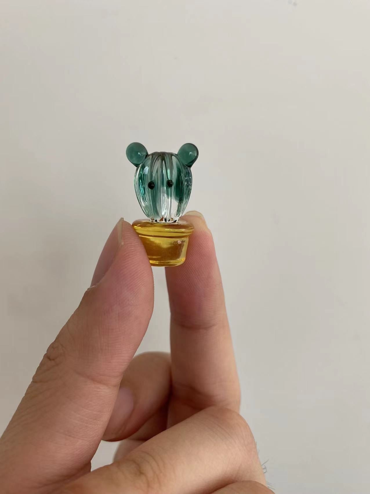 Cactus Succulent Simulation Plant, Glass Ornaments