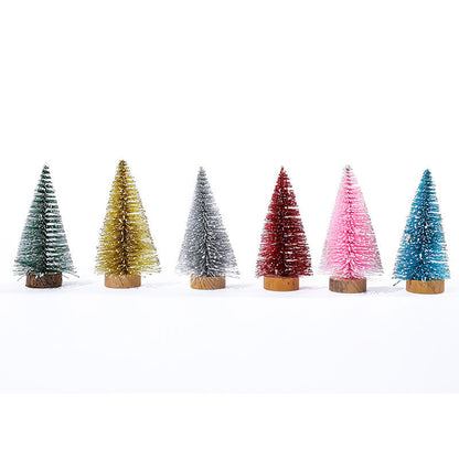 4PCS 10cm*4.5cm Colored Gold Onion Pink Cedar Christmas