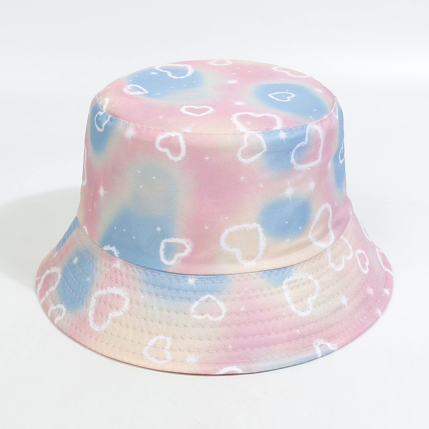 Cotton Polyester Cartoon Rainbow Kids Bucket Hat