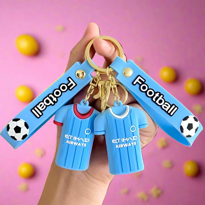 Cartoon Jersey PVC Soft Keychain Creative Keychain