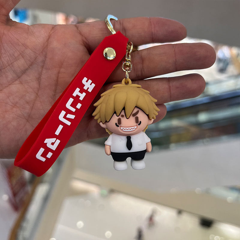 Cartoon PVC Silicone Keychains Creative Keychain