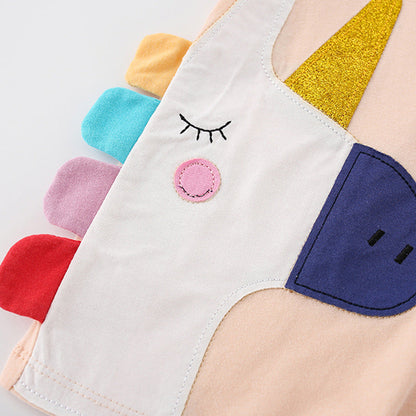 Girls Crew Neck Unicorn Kids Tops