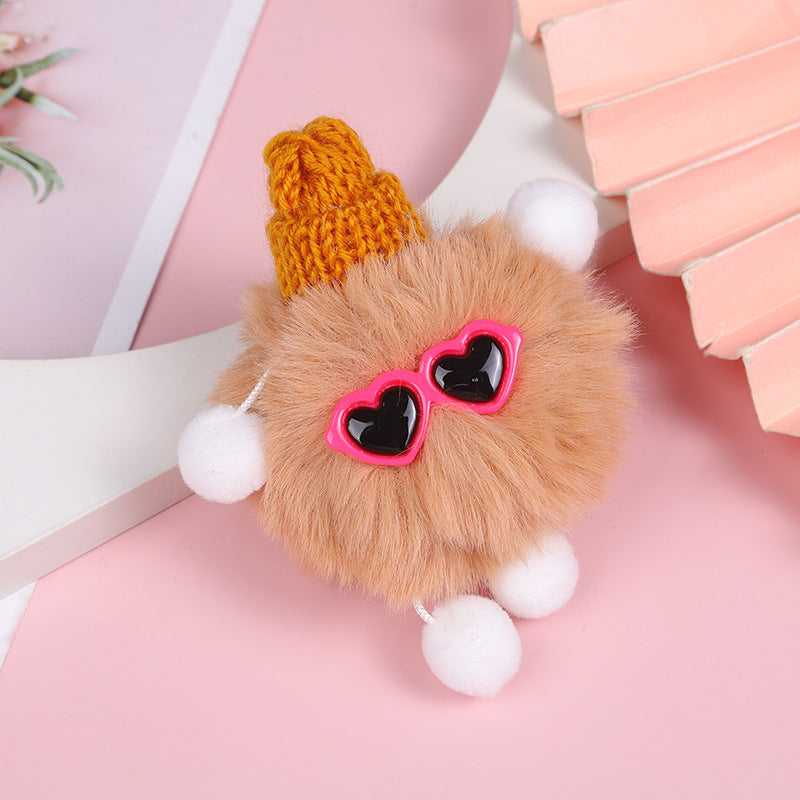 Hair Ball Elf Keychain