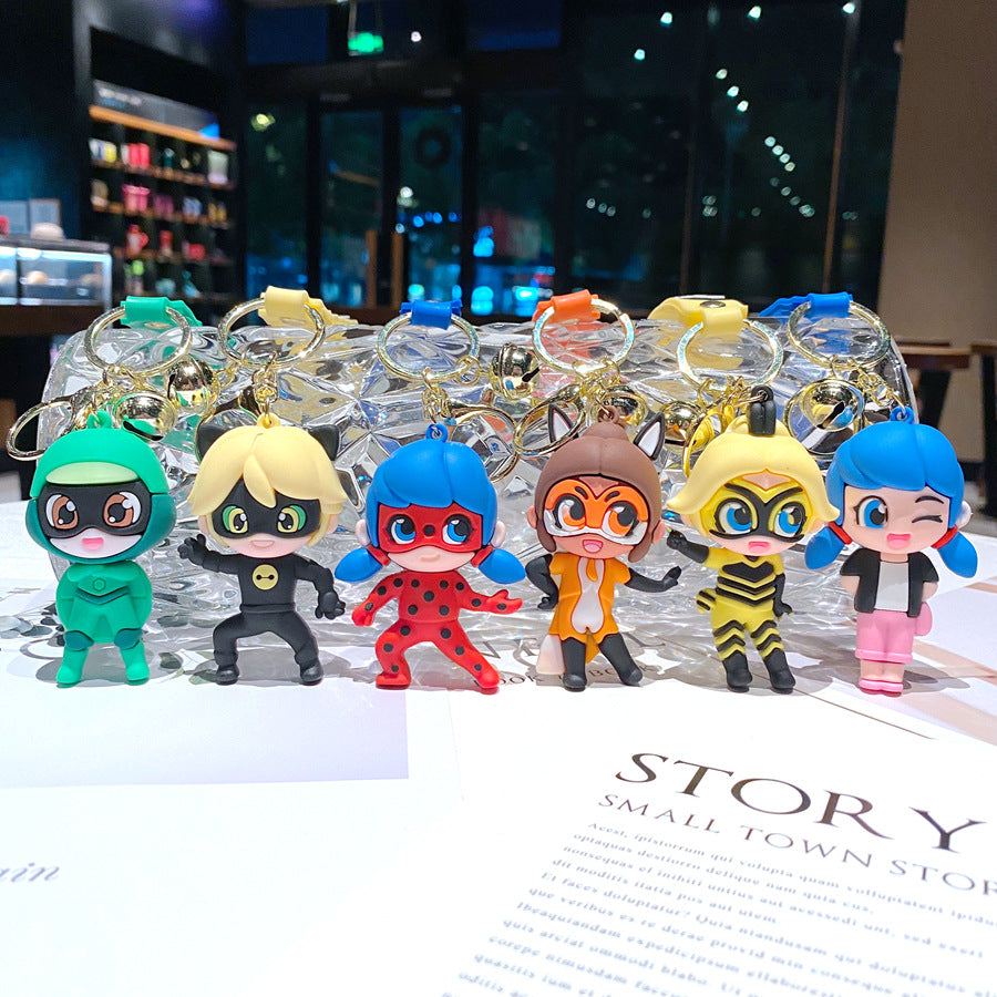 Cartoon Anime PVC Soft Keychain Creative Keychain