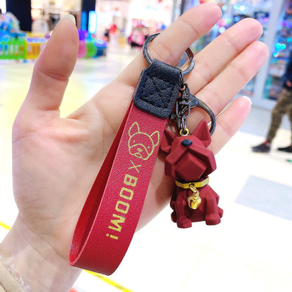 Cute Puppy Keychain Bag Ornaments Creative Keychain