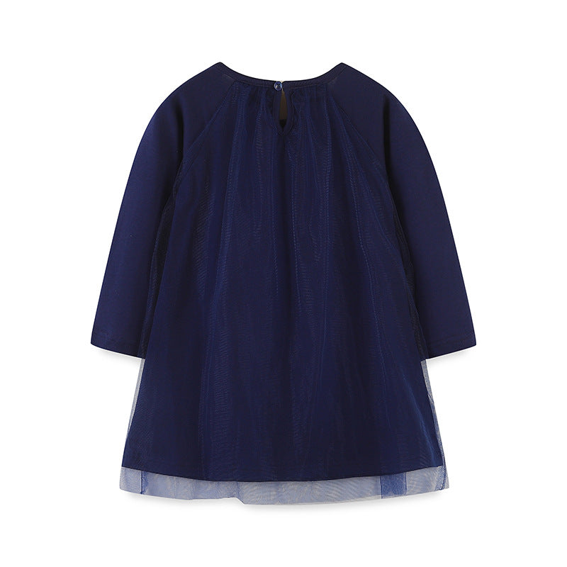 Wholesale Autumn Girls Dress Children's Long Sleeve Princess Dress