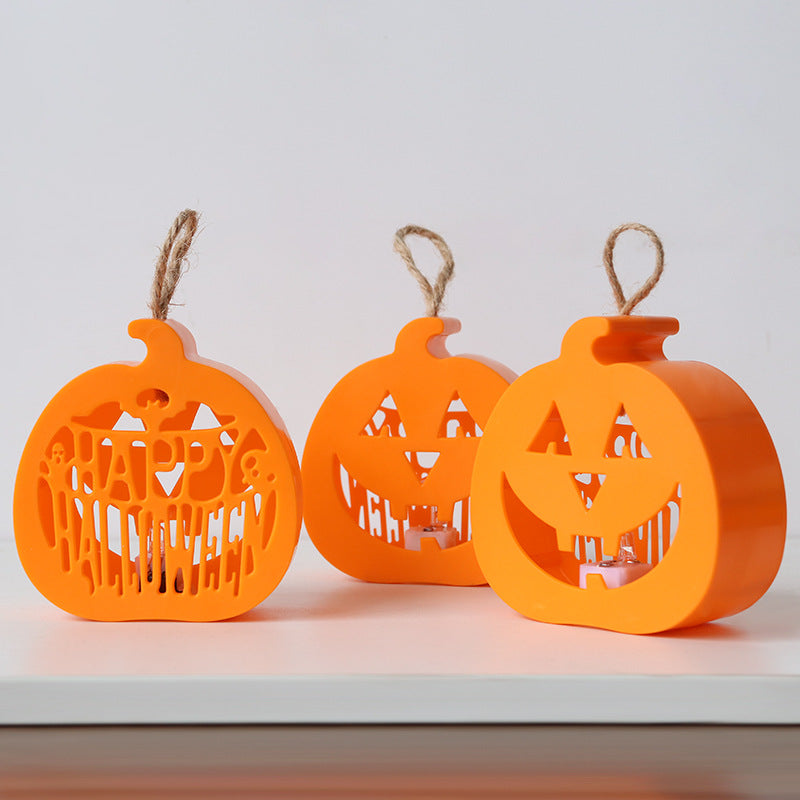 Halloween Pumpkin Lantern LED Colorful Electronic Skull Candle