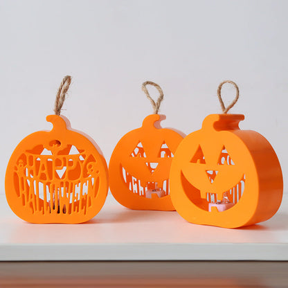 Halloween Pumpkin Lantern LED Colorful Electronic Skull Candle
