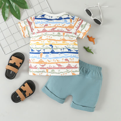 Cotton Sports Casual Shorts Set