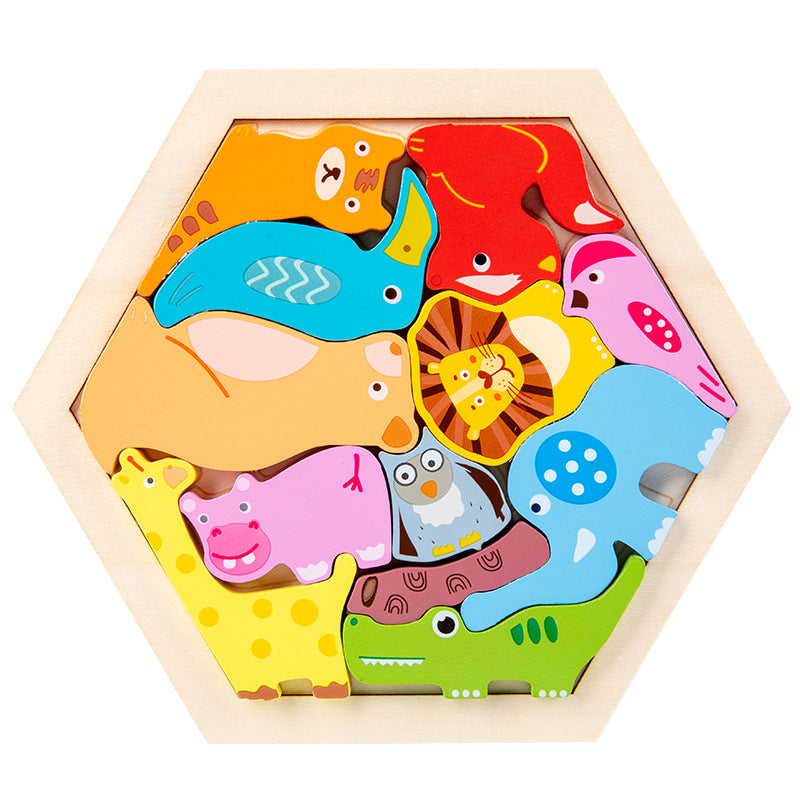 Wholesale Children's Educational Puzzles Wooden TOY