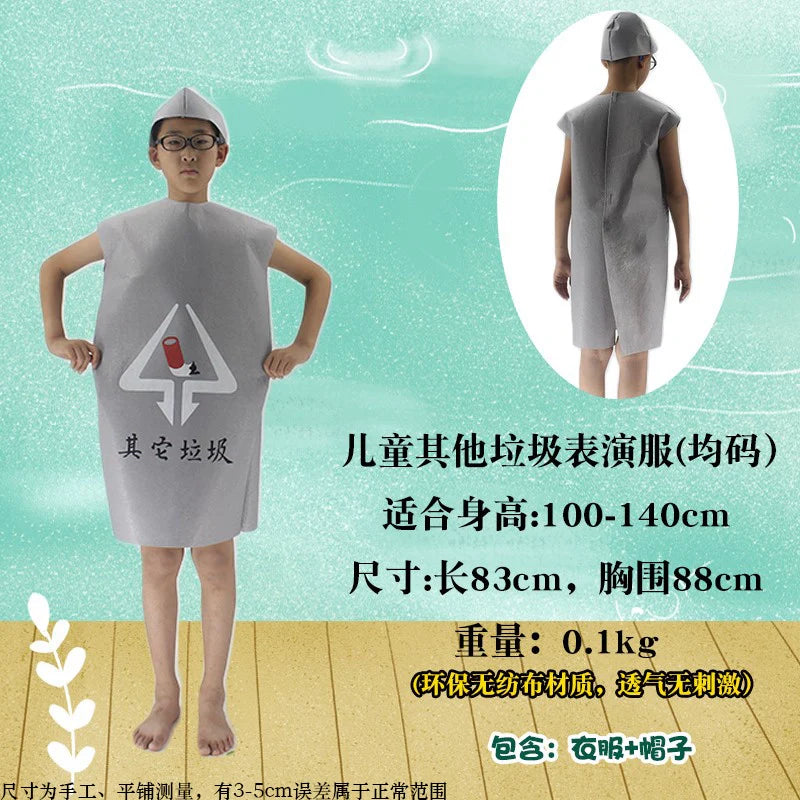Children's Fruit and Vegetable Costume Environmental-Friendly