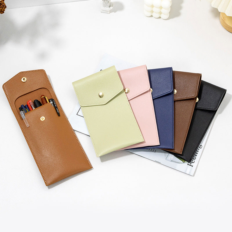 Leather High-capacity Pen Bags