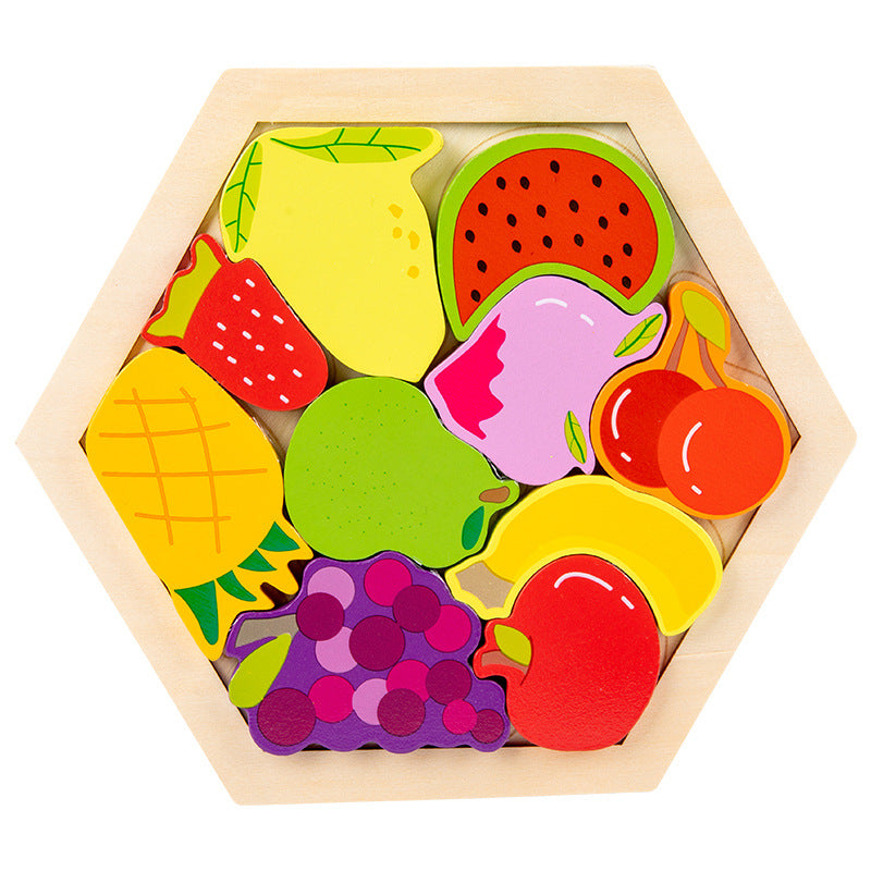 Wholesale Children's Educational Puzzles Wooden TOY