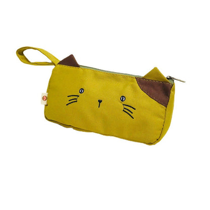 Large Capacity Cat Canvas Pencil Case