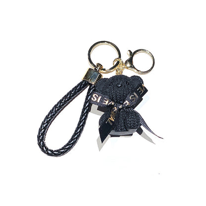Cartoon Bear PVC Soft Keychain Creative Keychain