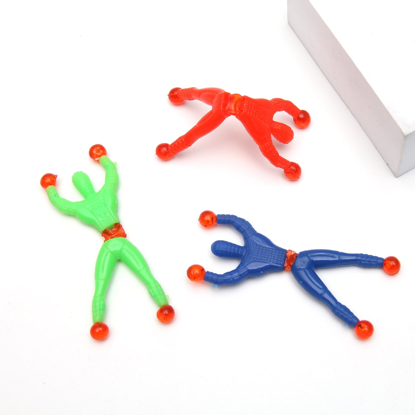 Wholesale 50pcs Small Size Spider Man Wall Climbing and Wall Sticking Man