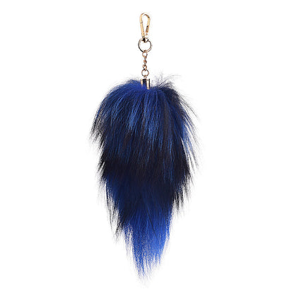 Oversized Fox Hair Pendant Keychains