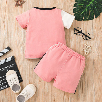 Girls Summer T-Shirt + Pants Set