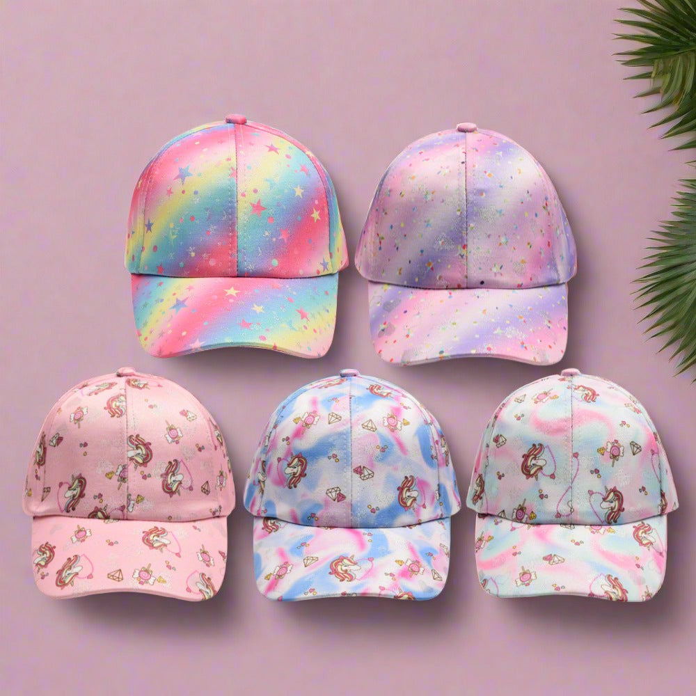 Polyester Kids Unicorn Kids Baseball Cap
