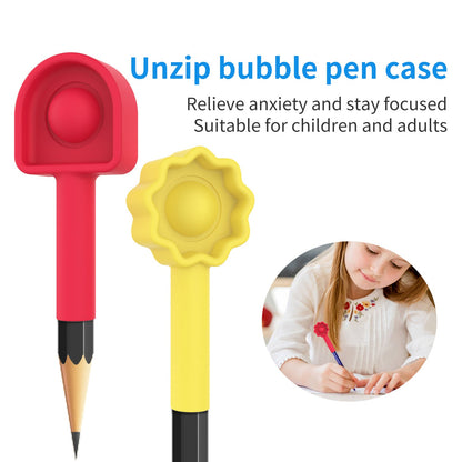 Silicone Pressure Relief Pinch Finger Toy Pen Cap Cover