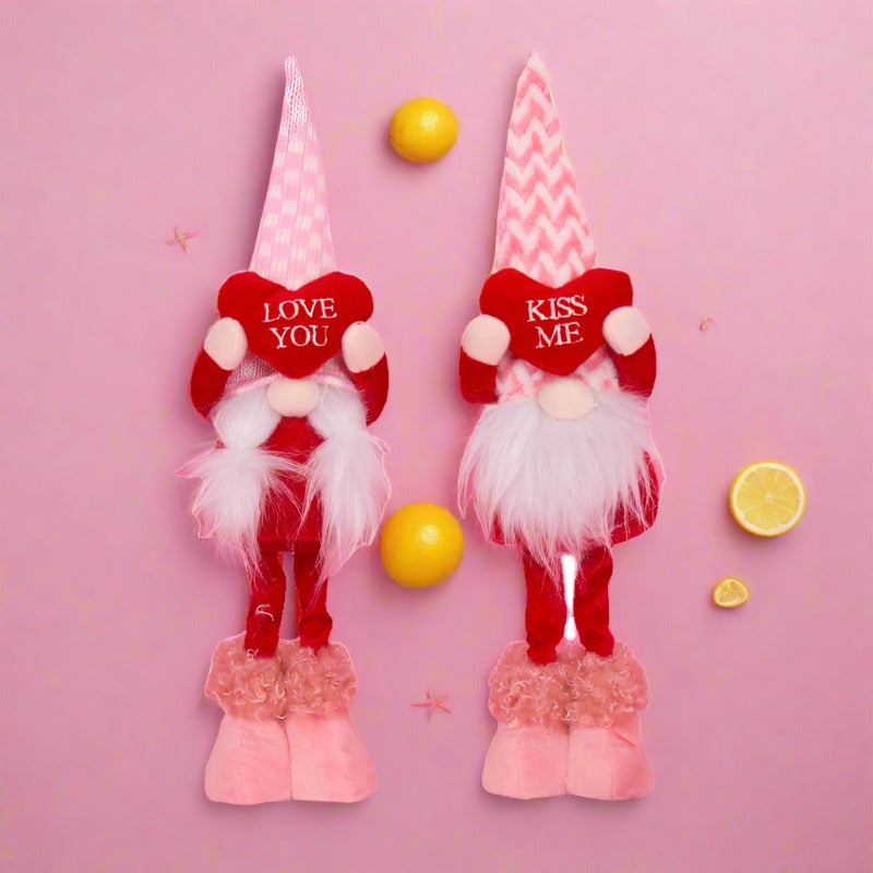 Valentine's Day Love Standing Fabric Doll Decoration