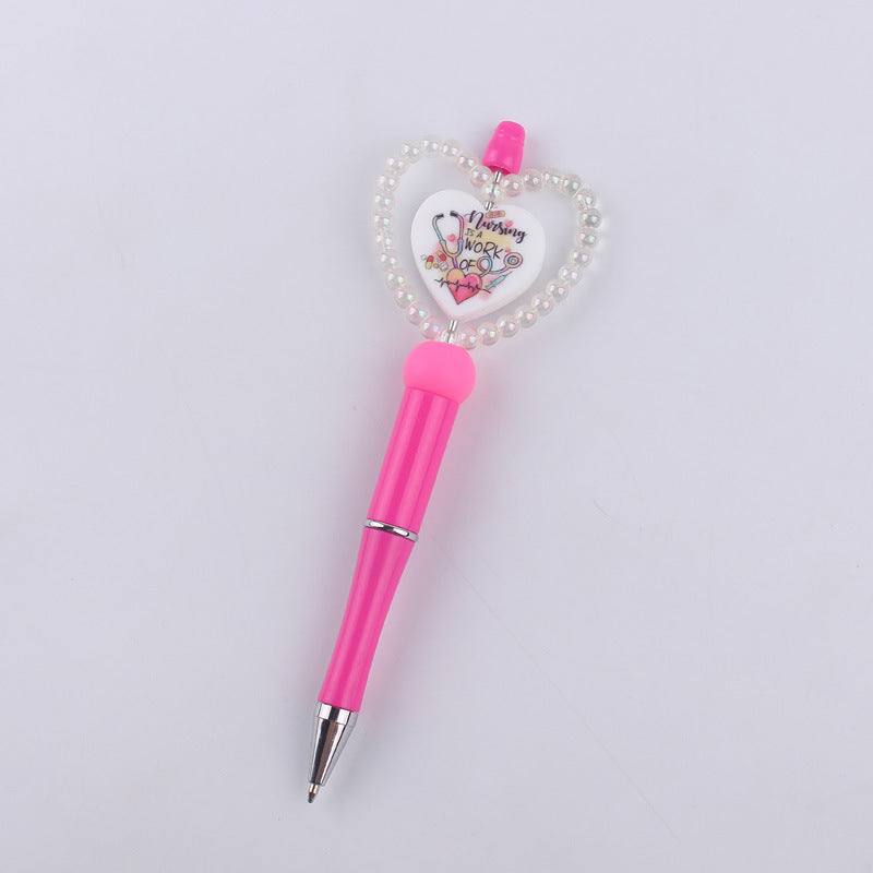 DIY Cartoon Love Silicone Color Plastic Ballpoint Pen