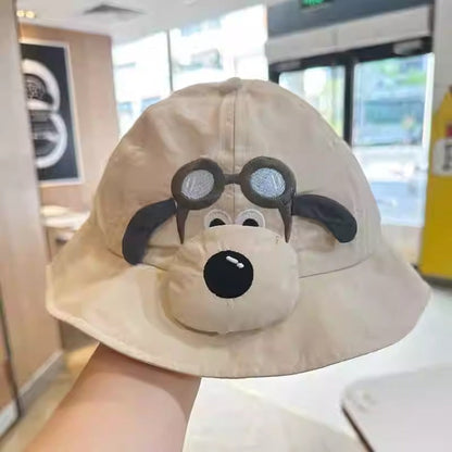 Baby Cute Puppy Sunshade Bucket Hat