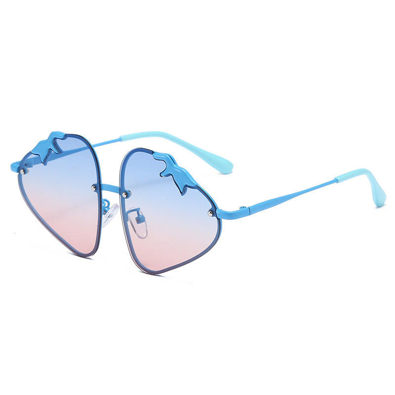 Resin Cartoon Strawberry Sunglasses