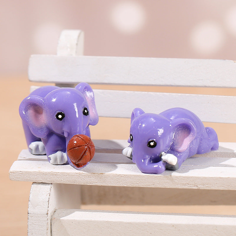 Elephant Resin Ornaments