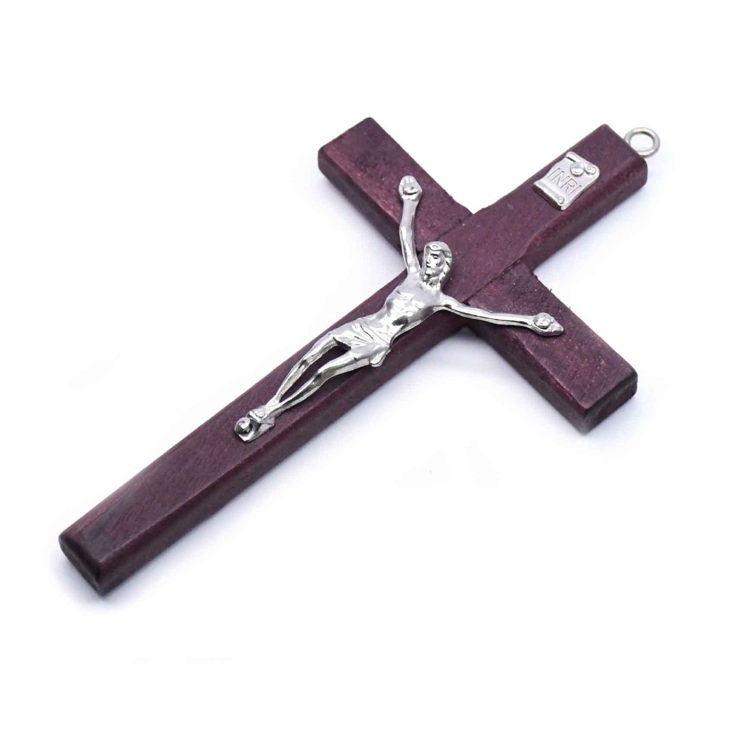 12*7cm Pure Handmade Wooden Cross Pendant Ornaments