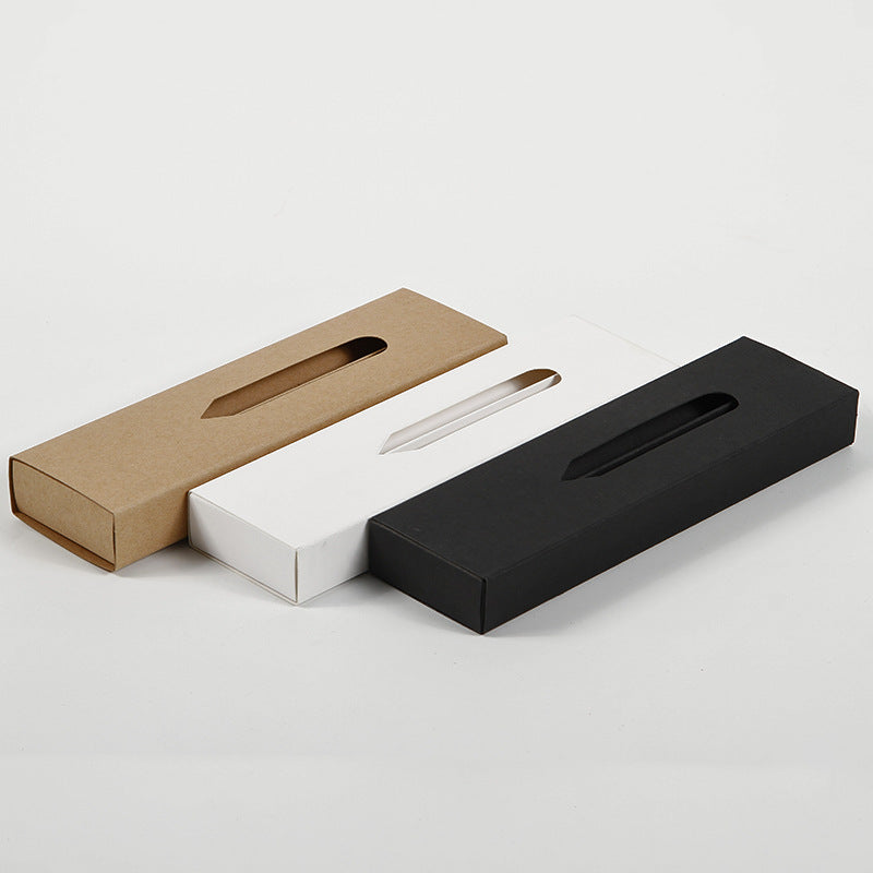 Kraft Paper Window Drawer Pen Packing Box Gift Box