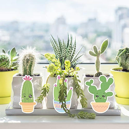 Green Cactus Sticky Notes