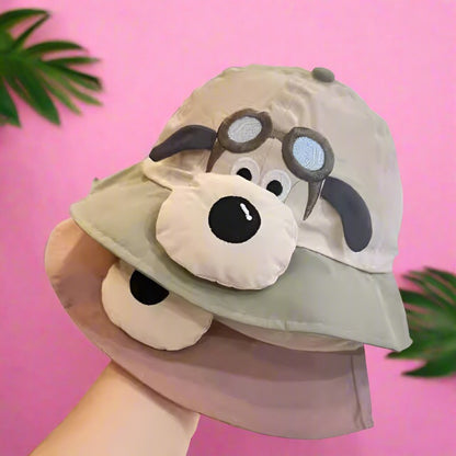 Baby Cute Puppy Sunshade Bucket Hat
