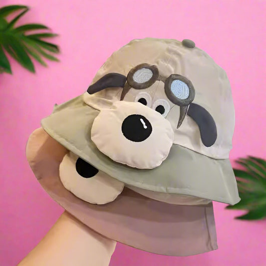Baby Cute Puppy Sunshade Bucket Hat